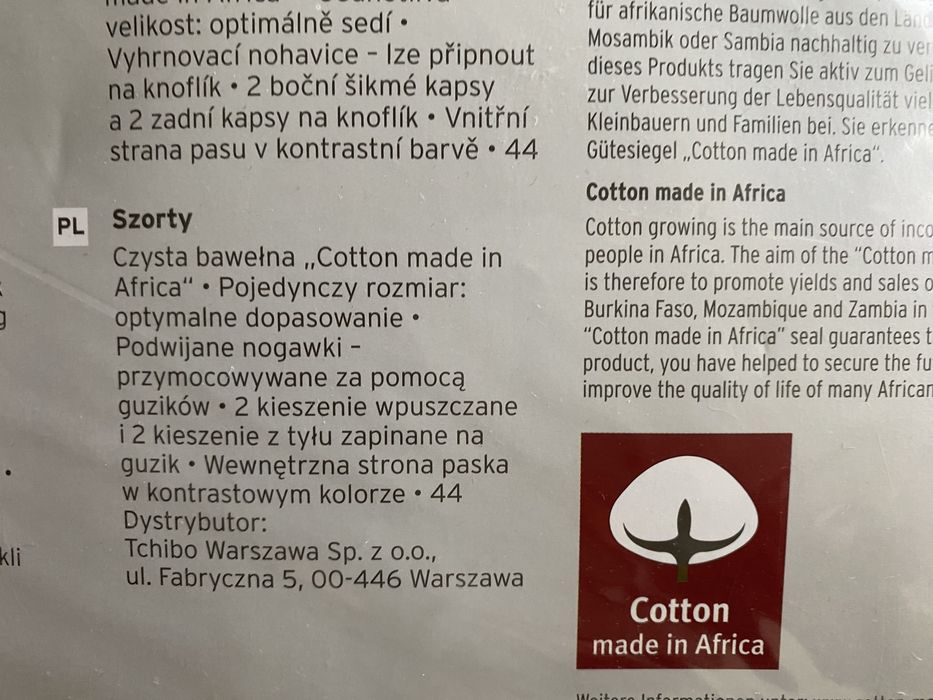 Nowe szorty damskie Tchibo 44