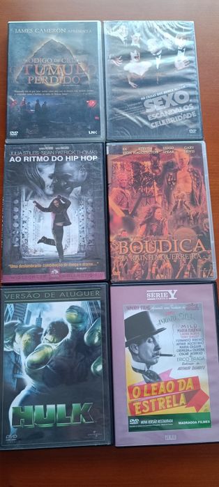DVD's originais alguns ainda plastificados