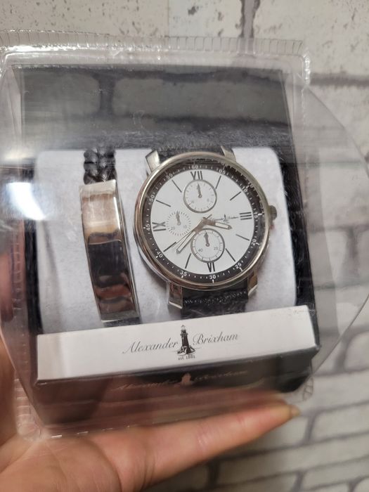 Alexander Brixham Zestaw prezentowy zegarek + bransoletka