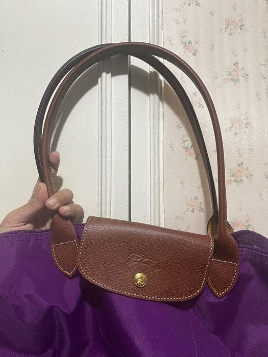 100% authentic Longchamp Le Pliage Handbag - Purple