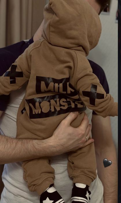 Ромпер для малыша milk monster