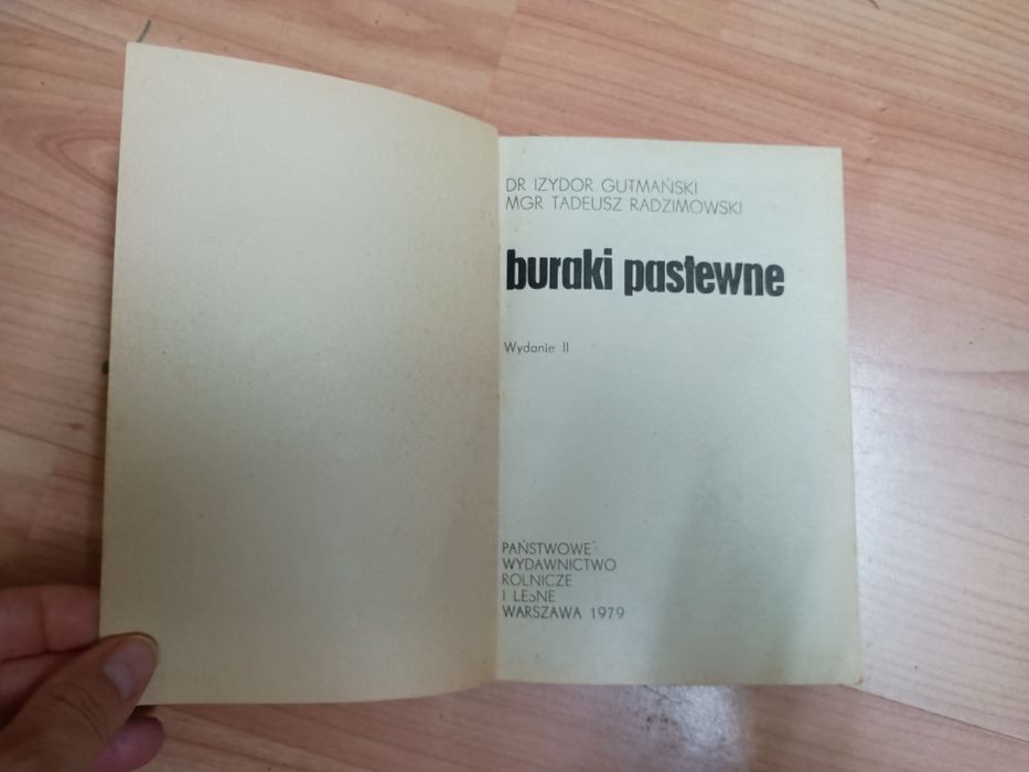 Buraki pastewne książka