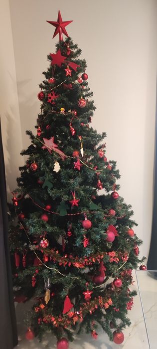 Árvore de natal tudo incluído de 2 metros de altura