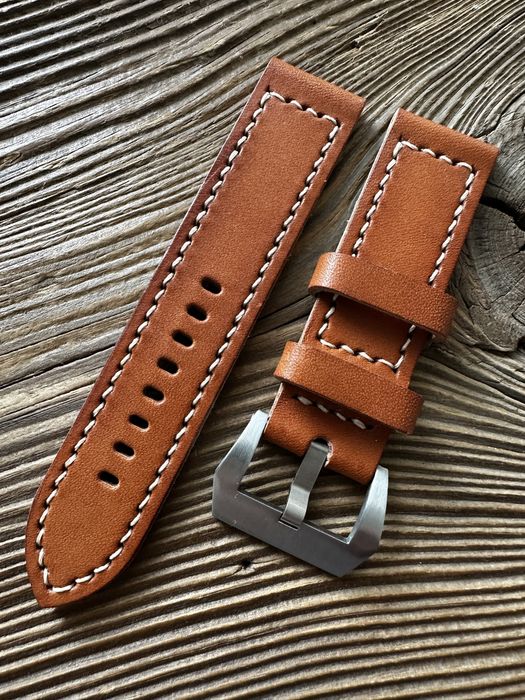 Pasek do zegarka Panerai 24 mm handmade skóra naturalna