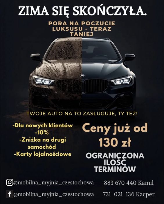 Moblina myjnia samochodwa / pranie tapicerki