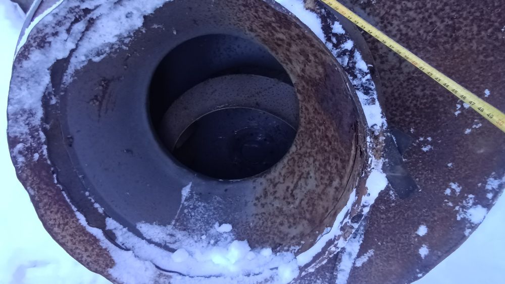 Вытяжка улитка большая