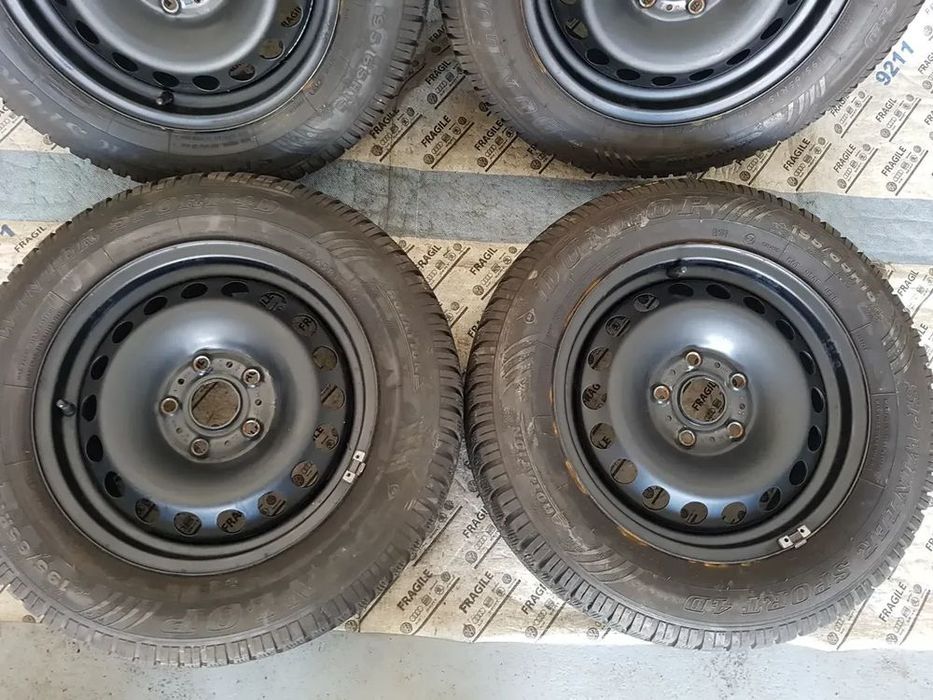 koła zimowe kołpaki 195/65r15 vw touran caddy jetta skoda octavia audi