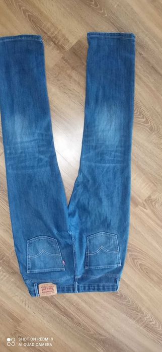Męskie spodnie jeansy Levis Levi's 511 W29L31 29X31 29/31 NIEBIESKIE
