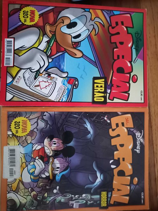 Livros BD - Lucky Luke, Tintim, Marvel, Disney Especial