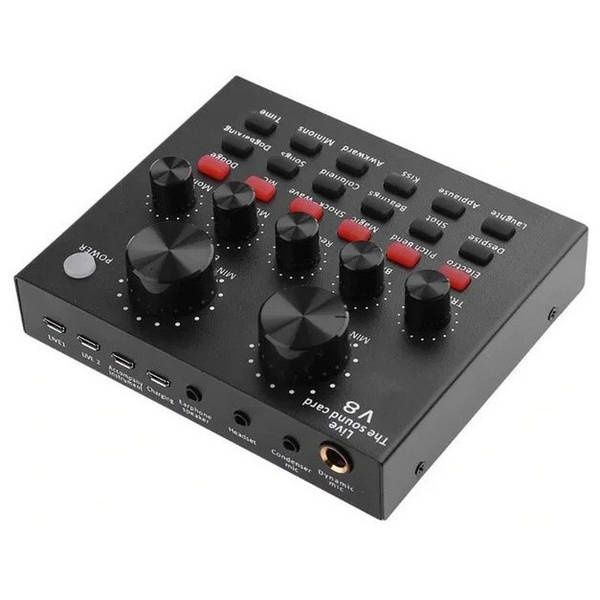 Микрофон конденсаторный B800 звуковая карта микшер, аксесуари