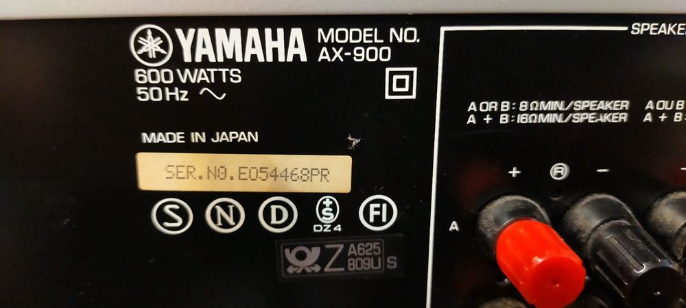 Yamaha AX900 nie Onkyo Sony Denon