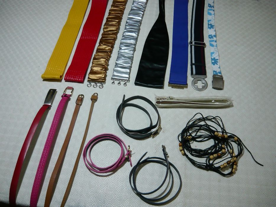 Lote de 16 cintos senhora - Novos e usados em bom estado