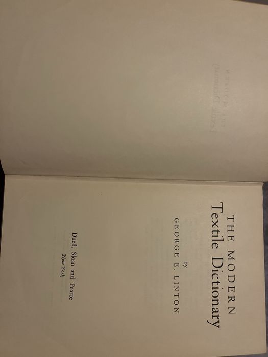 The Modern Textile Dictionary