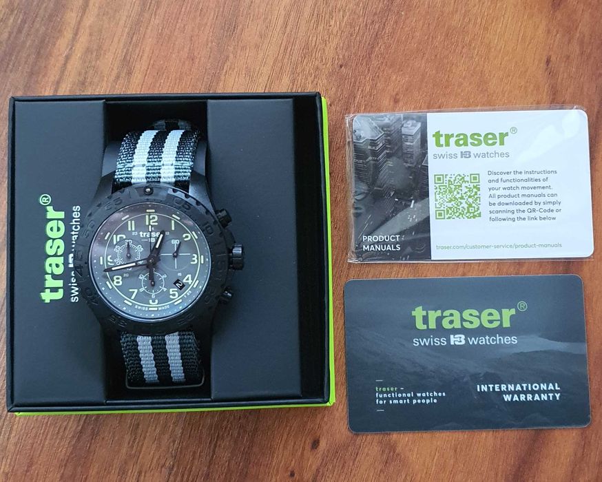 Zegarek męski kwarcowy chronograf Traser P96 Outdoor Pioneer Evolution