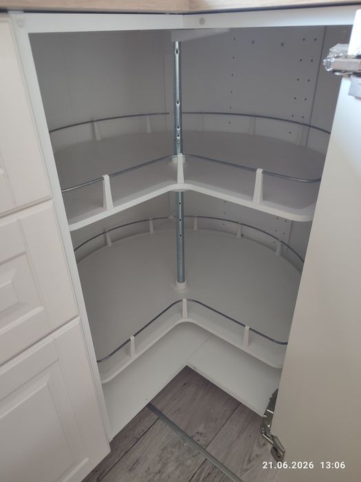 Szafka narożna  Ikea Metod 88x88 + karuzela+ fronty Bodbyn