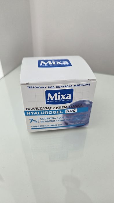 Mixa Hyalurogel nawilżający krem-maska