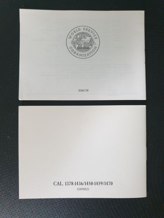 Książeczki instrukcje Omega