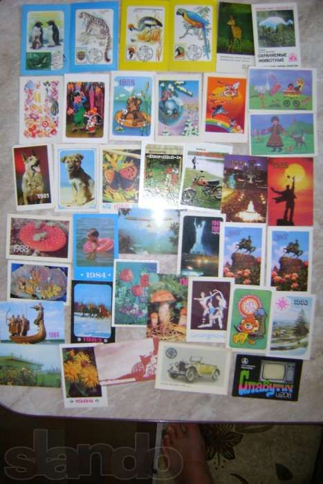 Коллекция календариков 263 шт.