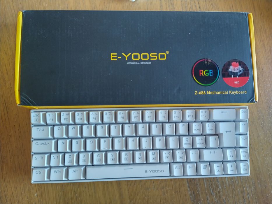 Conjunto teclado e rato gaming