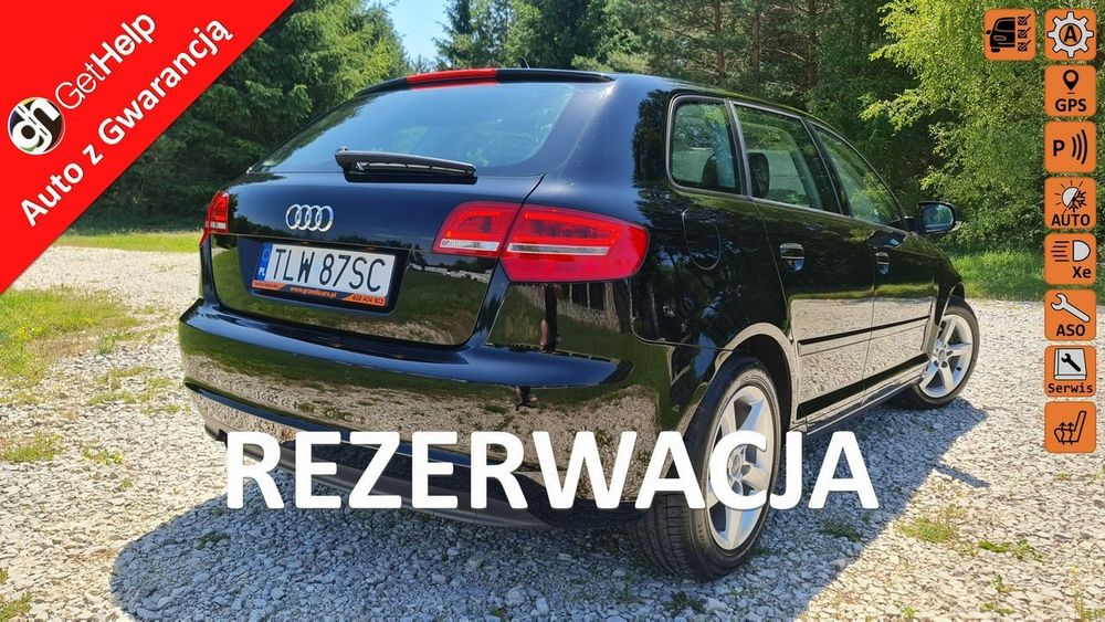 Audi A3 Sportback 2.0 TDI 140KM # Ambition # sTronic # NAVI # Alkantara # Xenon # IGŁA !