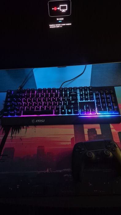 Комплект MSI клава+мишка+коврик.