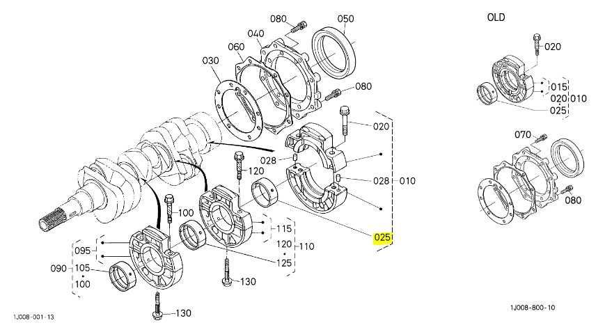 Oryginalne  Panewki Główne Kubota G21 GZD21 GR2120