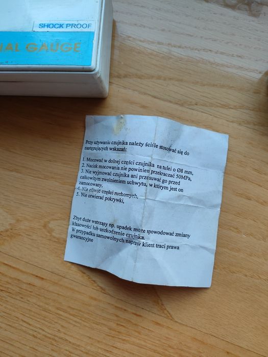 Czujnik zegarowy MDAa10 10mm Premet s.a.