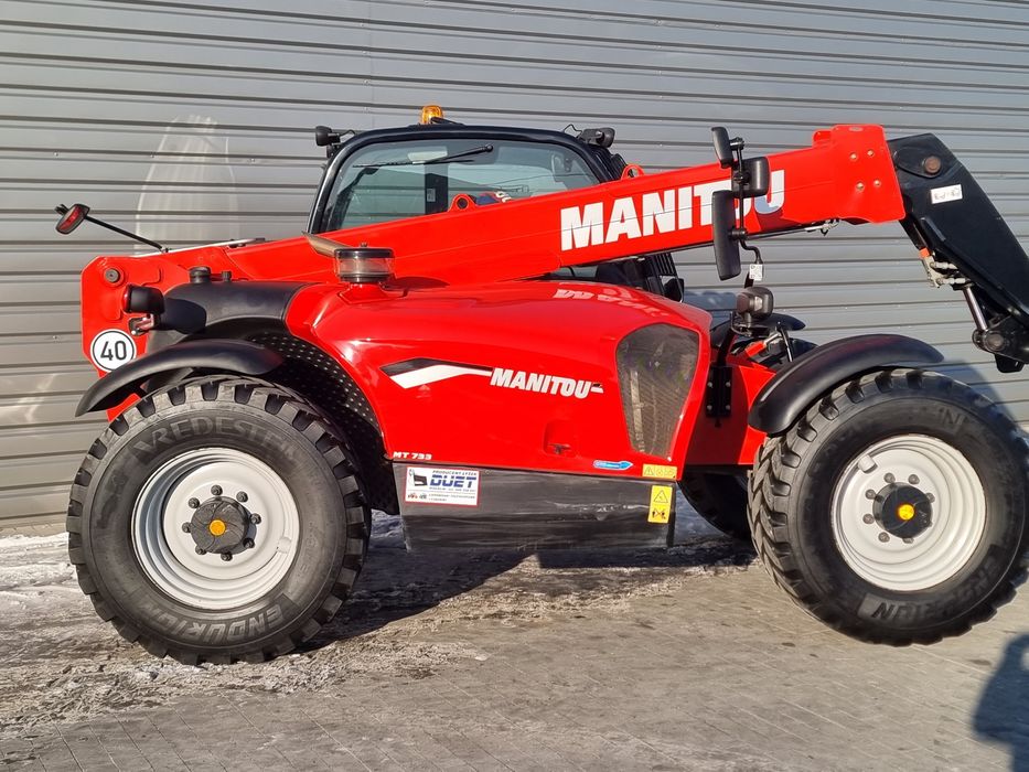 Ładowarka teleskopowa Manitou 733-21r*w oryginale*klima*zadbana*jcb456
