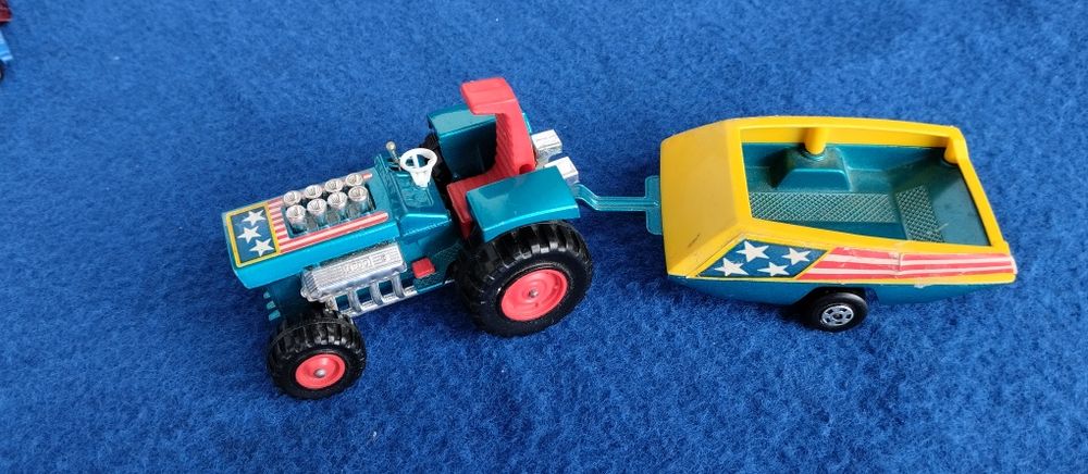 Matchbox superkings tractor K3 i przyczepa stara zabawka resorak