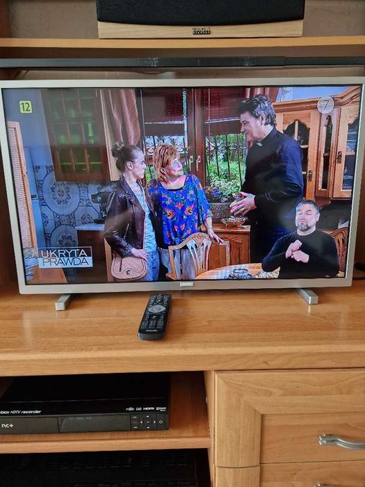 Tv LED Philips 24 cale 24PFS5525/12 Full HD srebrny DVB-T2
