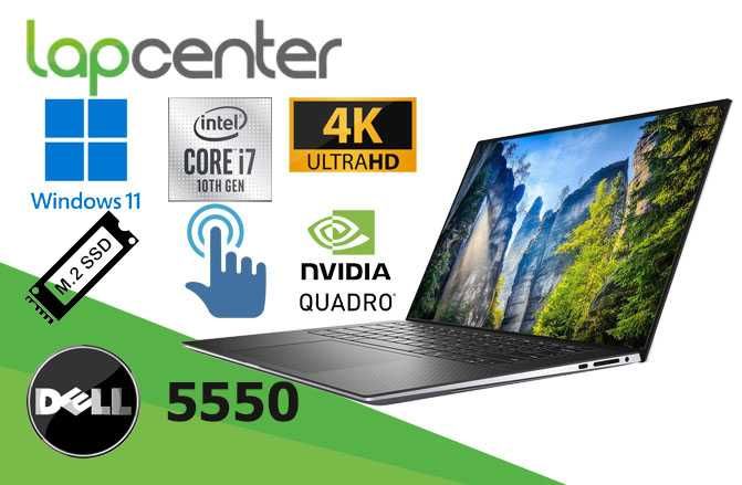 Dell Precision 5550 I7 32 GB RAM 1TB SSD 4K Dotyk W11P LapCenter.pl