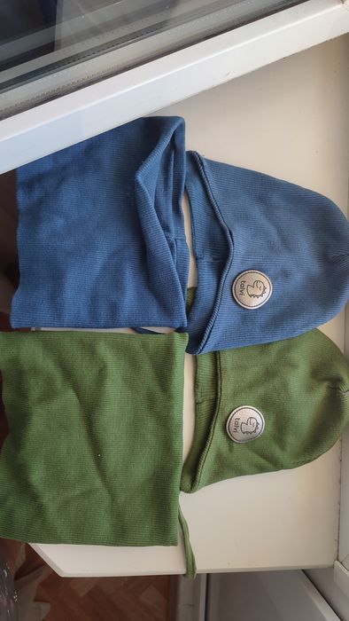 Продам комплект шапка і хомут дівчинка хлопчик Talvi