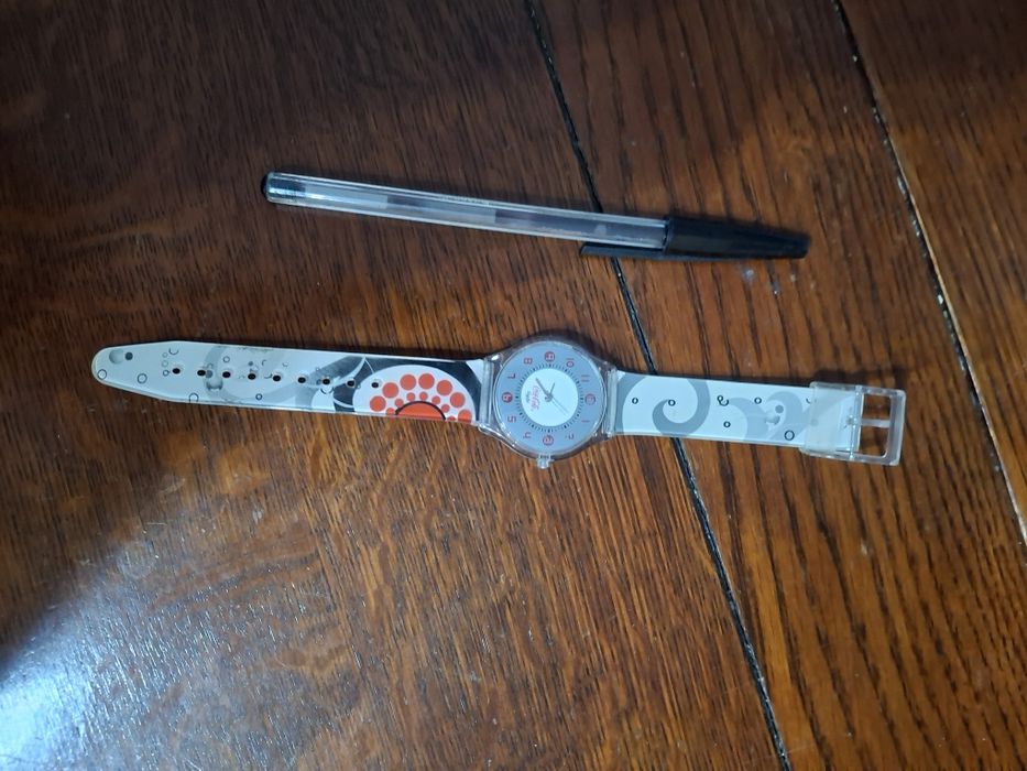 Relogio tipo swatch coca cola