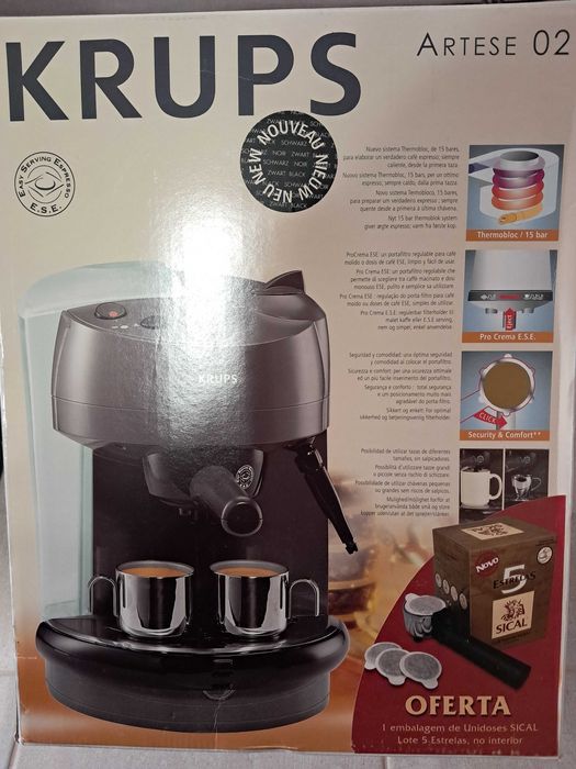 Máquina de café expresso Krups (manípulo)