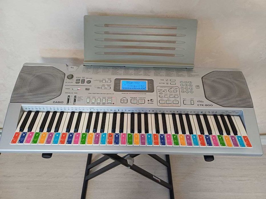 Синтезатор піаніно Casio CTK-800!!! + ПОДАРУНКИ.
