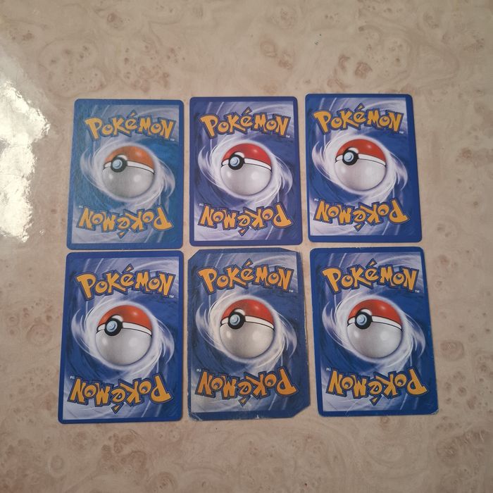 6 Cartas Pokémon