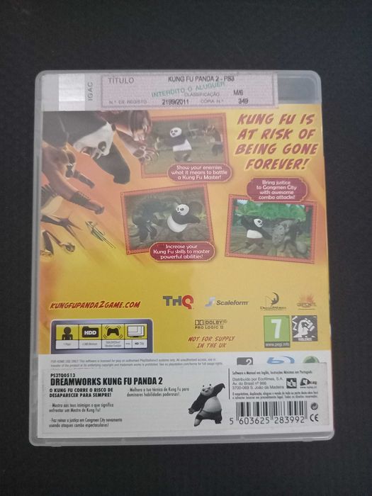 Kung Fu Panda 2 Playstation3 PS3