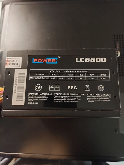 Fonte de alimentação LC6600