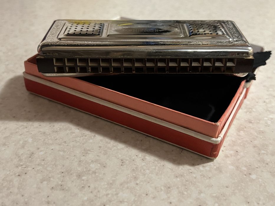 Вінтажна губна гармошка M. Hohner Triumph 1153/32 C/G (Німеччина)