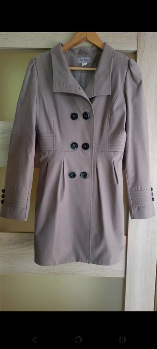Plaszcz jesienny/wiosenny beżowy 36