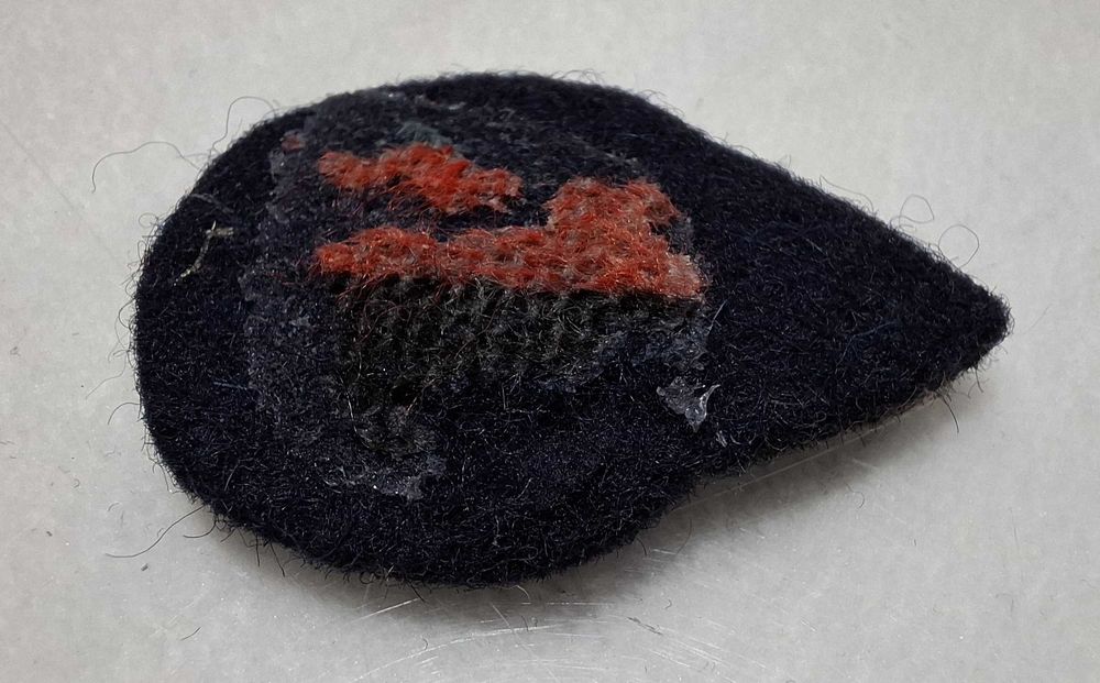 Naszywki, ogniki strażackie, OSP, 3x4cm, nr.1 (Kolekcje, odznaczenia)