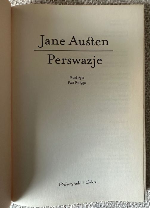 Perswazje - Jane Austen - Stan jak nowa