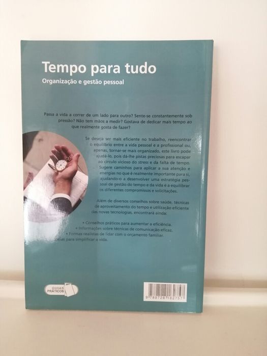 Livro Tempo para Tudo, Organização e gestão pessoal
