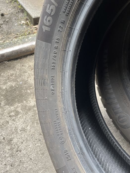 4x 165/60/15 Continental EcoContact 5 idealny stan 4szt 6,8mm
