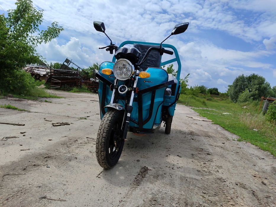 Трицикл электрический Дозер 800 Ватт доставляем к дому