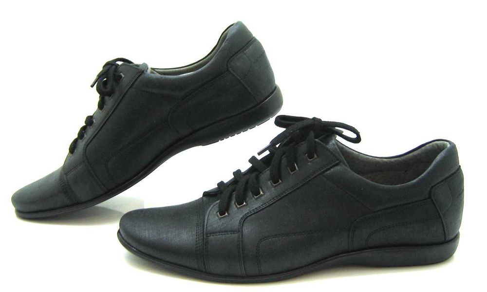 -% MODNE  Półbuty MĘSKIE Wizytowe Sportowe Grafitowe R. 40,44