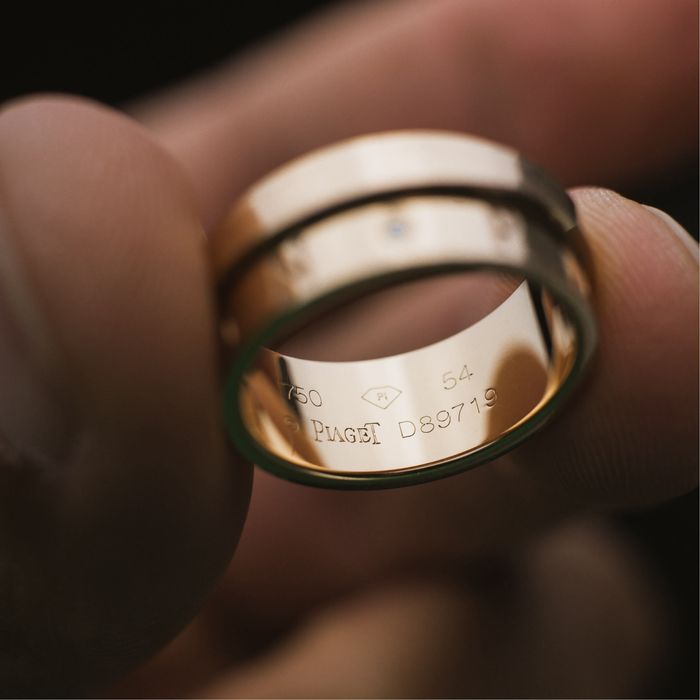 Anel PIAGET POSSESSION em Ouro 18k e Diamantes - Tamanho 54 - 12.5 gr