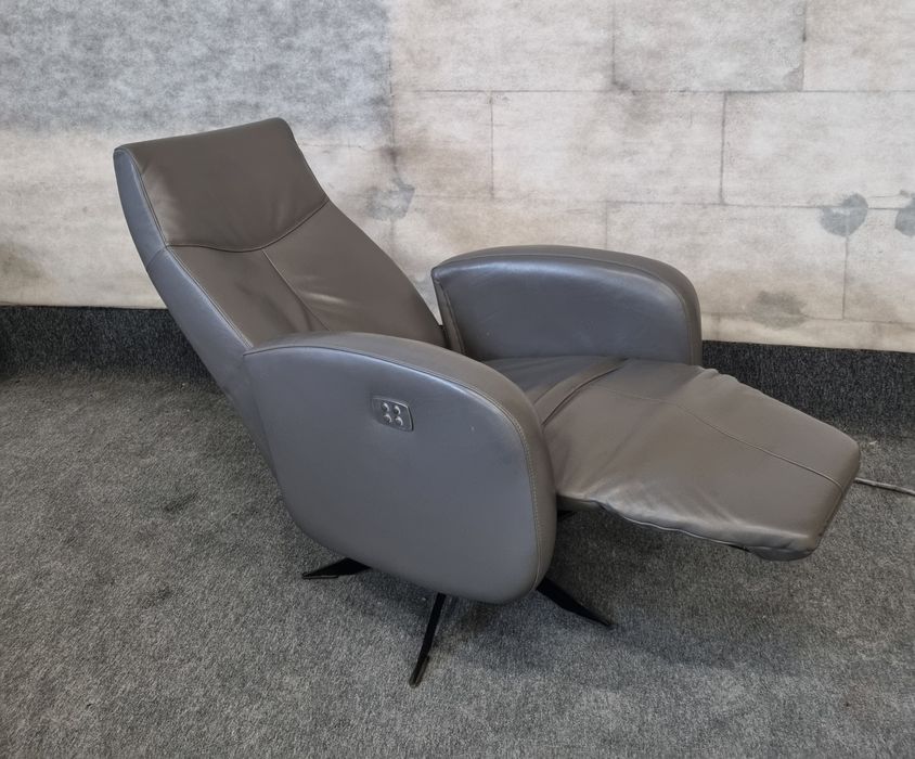 Шкіряне крісло RELAX Реклайнер Шкіряні меблі з Європи