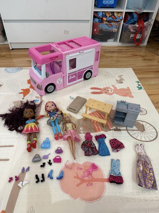 Kamper barbie dla dzieci