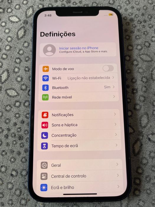 Iphone 12 azul excelente estado